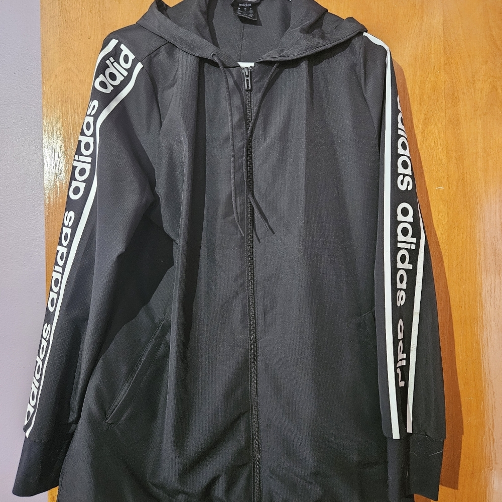 Adidas lightweight jacket - black size L